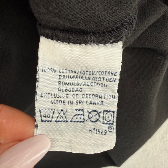 Polo Ralph Lauren Rugby Shirt Crest Logo P.R.L 1967 Black White Men's Size XL - Picture 9 of 16